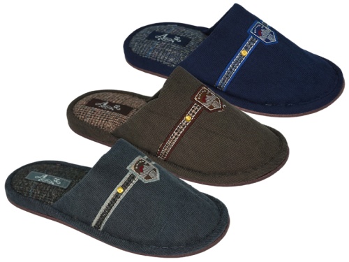 А1802 Тапки мужские Alfox /разноцвет/41-44 разм.