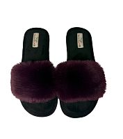 2447 HL Туфли комнатные женские Tingo/баклажан/