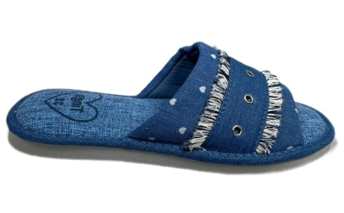2557 HLE Туфли домашние женские Tingo/синий/