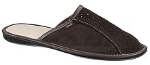 31-021 LEO Тапочки мужские E-home / коричневый замша 