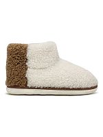 4884W-FB-LPVC Обувь домашняя женская (белый\коричневый)