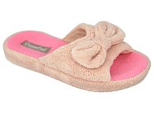 DFR-22-04W Тапочки женские Dream Feet /бежевый-розовый/