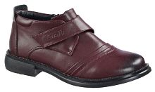 EL23-KP041 Полуботинки женские Evalli /Бордовый/