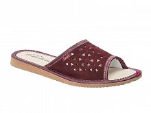 01-019 Тапочки женские E-home / бордовый