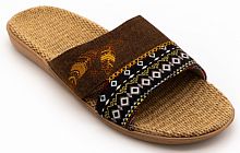 72303 Туфли домашние женские Tingo /коричневый/