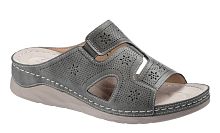 CC25-307 Сабо женские Evalli /Тёмно-серый/