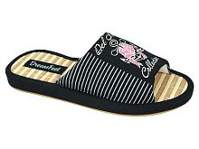 DFR-22-10W Тапочки женские Dream Feet /черный/