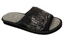 2537 HTE Туфли домашние подростковые Tingo/ серый/