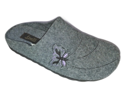 AG0124-1 Тапочки женские  Evalli /Серый/