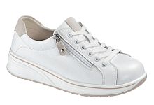 86961-4-1 Туфли женские Evalli /Бело-бежевый/