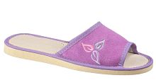 04-103 Тапочки женские E-home /Сиреневый замша