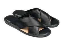 21-511 LEO Тапочки мужские E-home / чёрный  